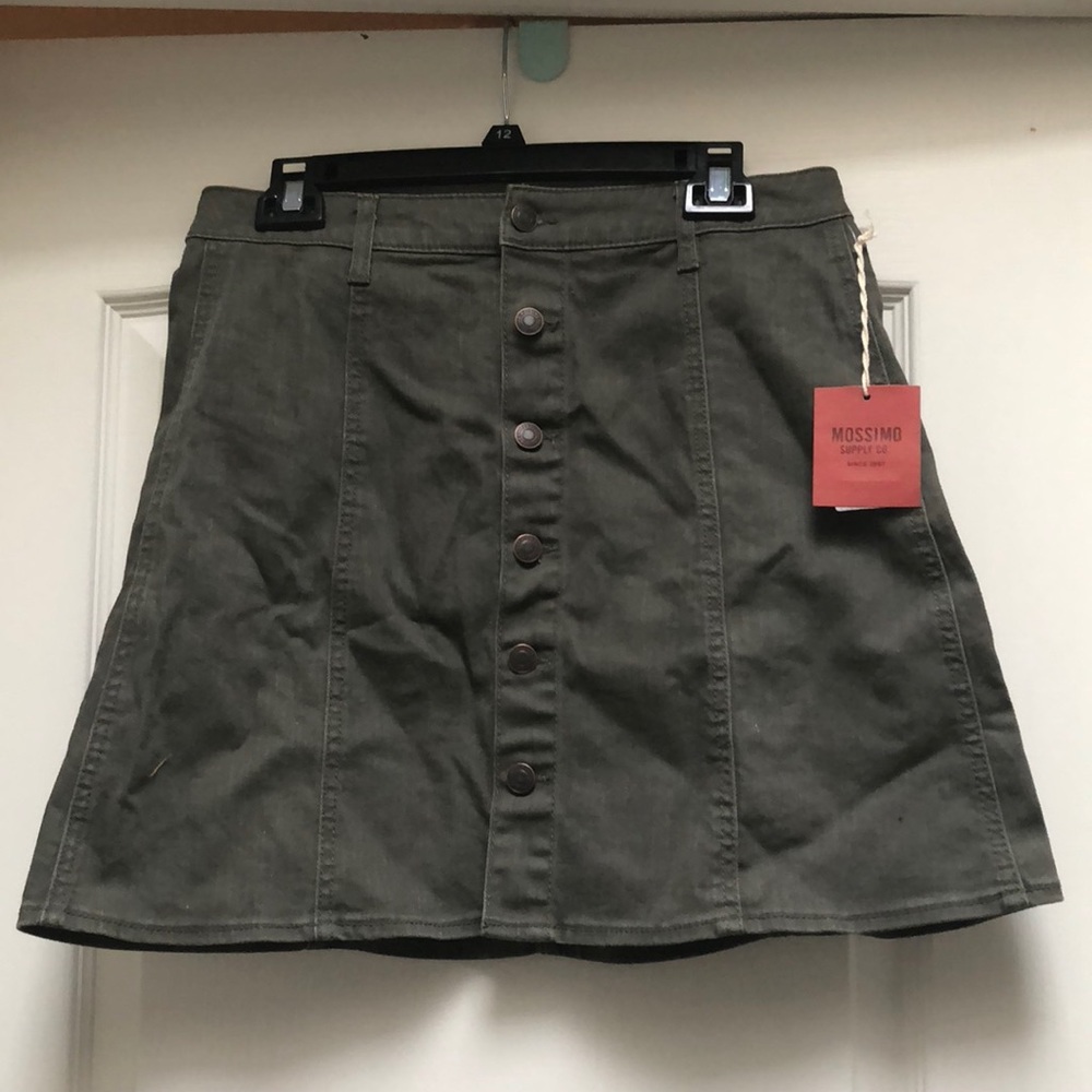 Olive skirt